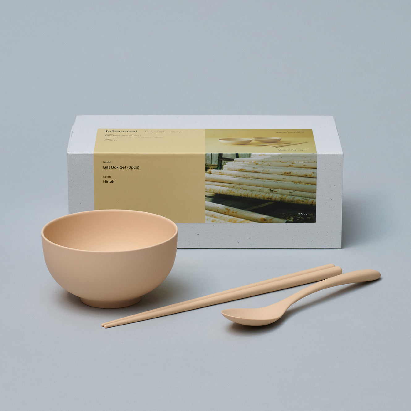 Gift Box Set ( 3pcs / Owan L ) - Hinoki