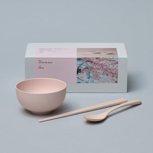 Gift Box Set ( 3pcs / Owan L ) - Sakura